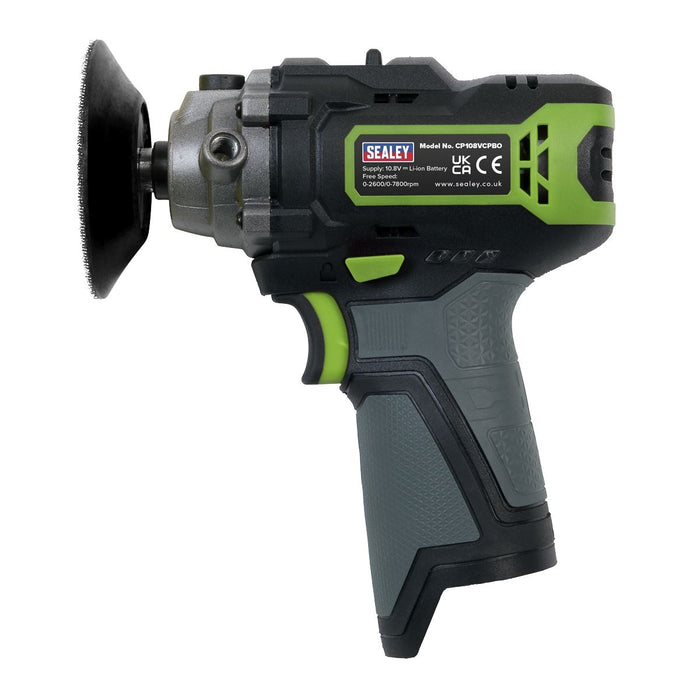 Sealey Cordless Polisher75mm 10.8V SV10.8 Series Body Only CP108VCPBO Sealey - Dynamic Drive