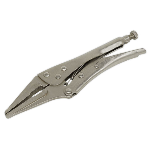 Seigen by Sealey Locking Pliers Long Nose 225mm S0462 Seigen by Sealey  - Dynamic Drive