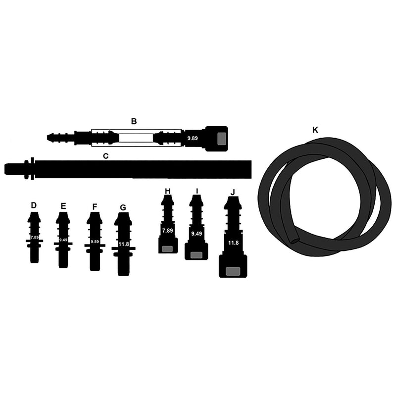 Laser Pneumatic Diesel Bleeding Kit 7174 Laser - Dynamic Drive