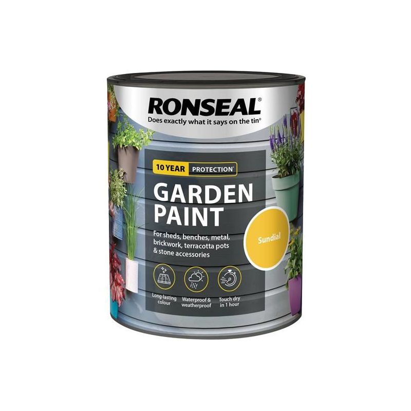 Ronseal Garden Paint Sundial 750ml Ronseal - Dynamic Drive