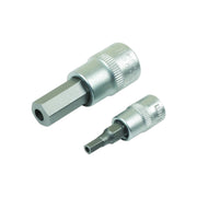 Laser Security Hex Socket Bit Set 1/4"D, 3/8"D, 1/2"D 13pc 7497 Laser - Dynamic Drive