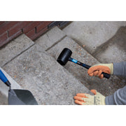 Draper Rubber Mallet with Fibreglass Shaft, 450g/16oz 08017 Draper - Dynamic Drive