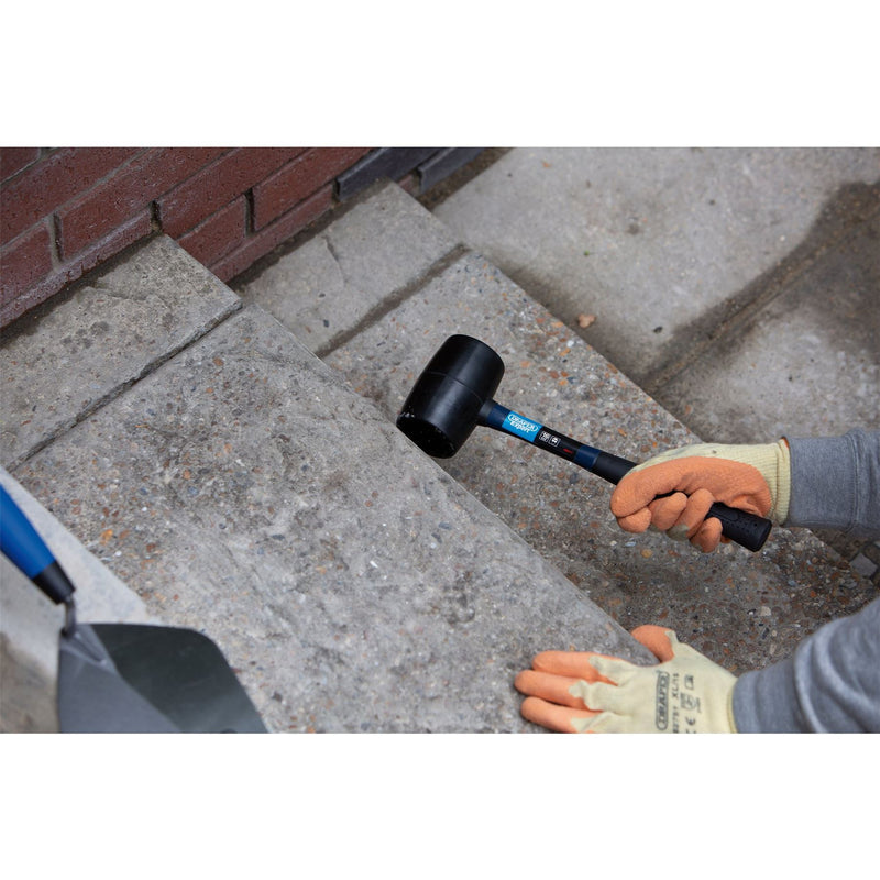 Draper Rubber Mallet with Fibreglass Shaft, 450g/16oz 08017 Draper - Dynamic Drive