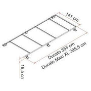 Fiamma Roof Rail Ducato - Deep Black - 05808A01A 05808A01A Fiamma - Dynamic Drive
