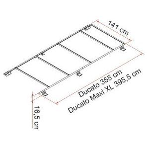 Fiamma Roof Rail Ducato - Deep Black - 05808A01A 05808A01A Fiamma - Dynamic Drive