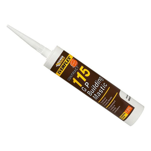 Everbuild Sika Everflex® 115 General Purpose Building Mastic Stone 285ml Everbuild Sika - Dynamic Drive