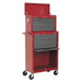Sealey Topchest & Rollcab Combination 13 Drawer w Ball-Bearing Slides Red/Grey Sealey  - Dynamic Drive