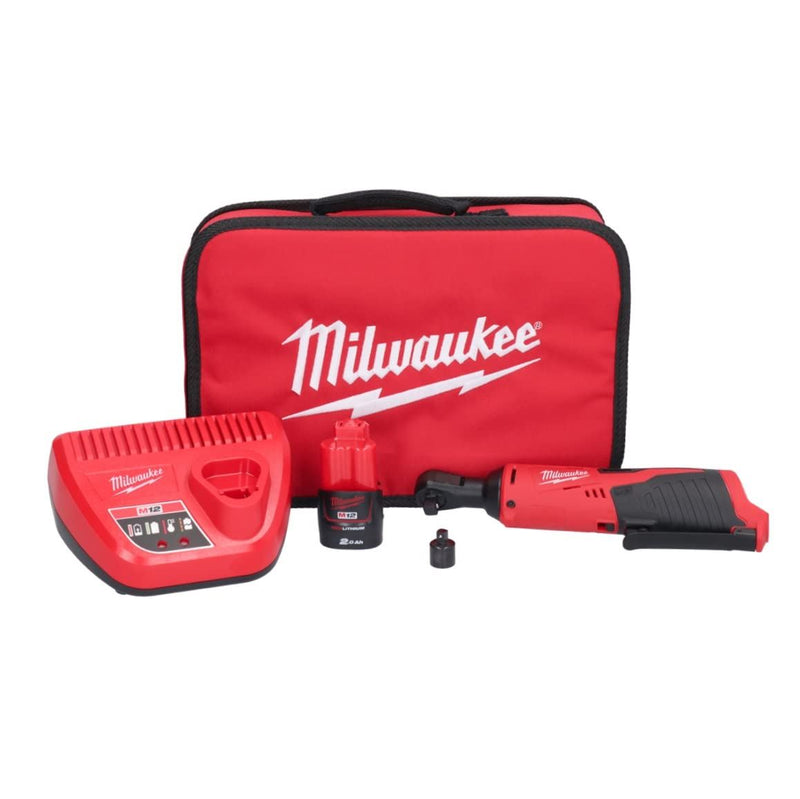 Milwaukee M12 Compact 3/8 Impact Ratchet (Kit) 4933448110 Milwaukee - Dynamic Drive