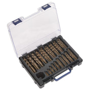 Sealey HSS Cobalt Fully Ground Drill Bit Assortment 170pc1-10mm DBS170CB Sealey - Dynamic Drive