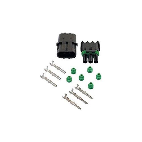 Connect Automotive Electrical Delphi Connector Kit 3 Pin 14pc 37328 Tool Connection - Dynamic Drive
