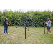 Dellonda 2x2m Pop-Up Gazebo Heavy Duty Carry Bag Rope Stakes & Weight Blue Dellonda - Dynamic Drive