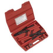 Sealey Circlip Pliers Set Internal/External 400mm Heavy-Duty AK8501 Sealey - Dynamic Drive