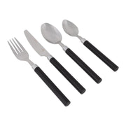 Bo-Camp Cutlery Set with Basket 24 Pieces 6 Persons Black Bo-Camp - Dynamic Drive