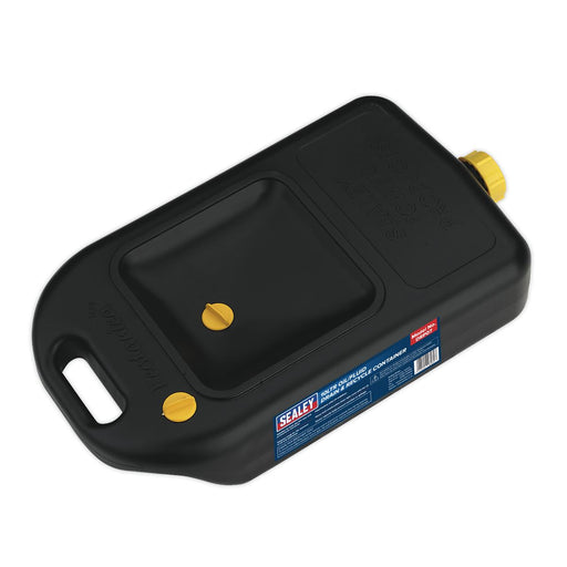 Sealey Oil/Antifreeze Drainage Pan Drain Sump Container 10 L Litre Recycle DRP07 Sealey  - Dynamic Drive
