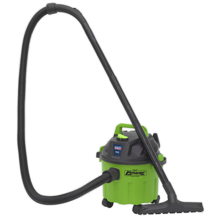 Sealey Vacuum Cleaner Wet & Dry 10ltr 1000W/230V - Hi-Vis Green PC102HV Sealey  - Dynamic Drive