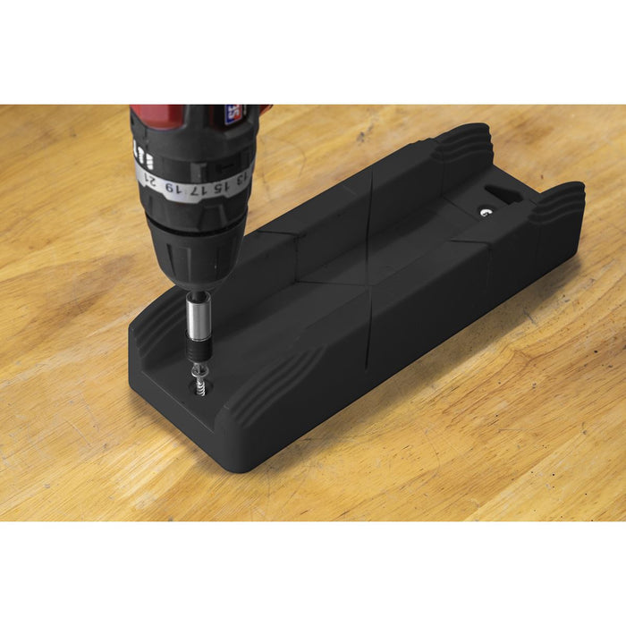 Sealey Mini Mitre Box 250 x 85 x 50mm MB01 Sealey - Dynamic Drive