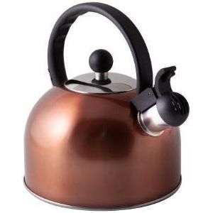 2l Boil It Copper Whistling Gas Kettle Camping Caravan Motorhome Cordless Via Mondo - Dynamic Drive