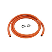 2m 8mm I/D LPG Butane/Propane Gas Hose With 2 Stainless band Hose Clips Crusader - Dynamic Drive