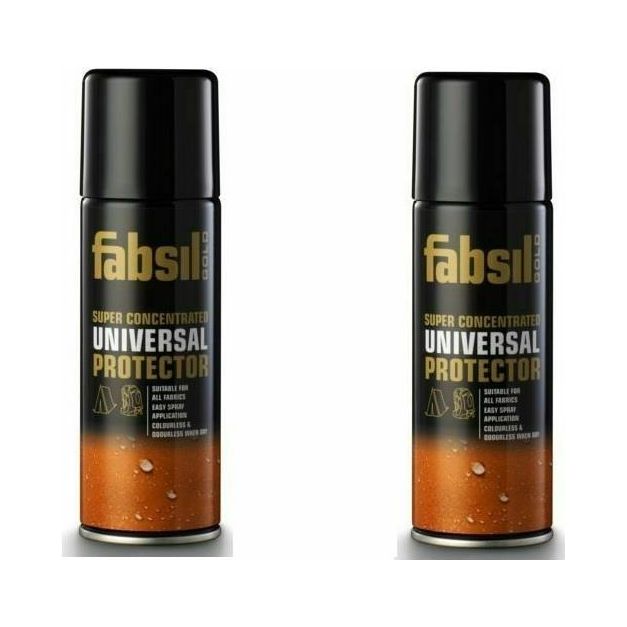 2x Fabsil Gold Waterproofer 200ml Aerosol Spray On Fabric Waterproofing Fabsil  - Dynamic Drive