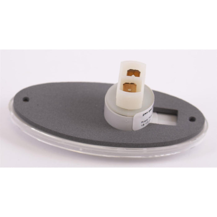 2x Hella Clear White Oval Front Marker Light Hella - Dynamic Drive