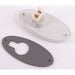 2x Hella Clear White Oval Front Marker Light Hella - Dynamic Drive