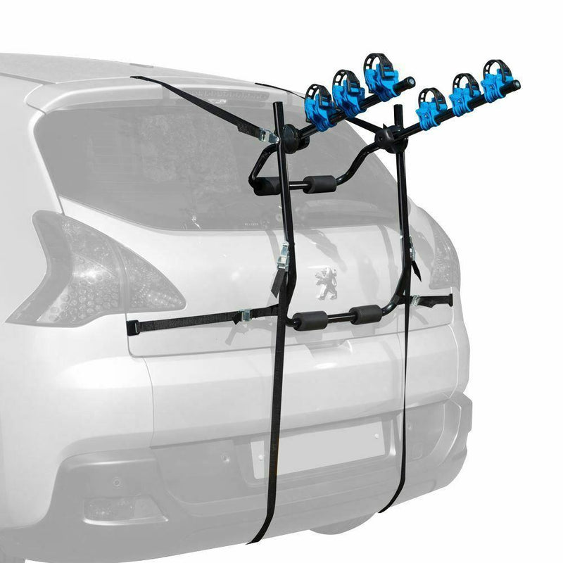 3 Bicycle Bike Car Cycle Carrier Rack Universal Fitting Hatchback Estate High Summit - Dynamic Drive