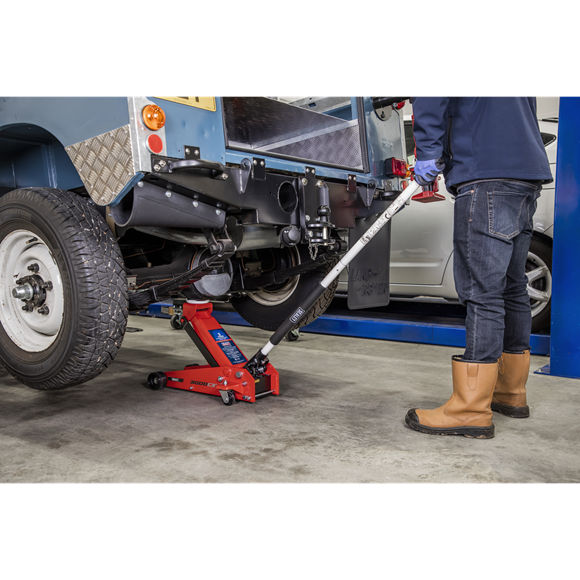 Sealey Trolley Jack 3 Tonne Standard Chassis 3000CXD Sealey - Dynamic Drive