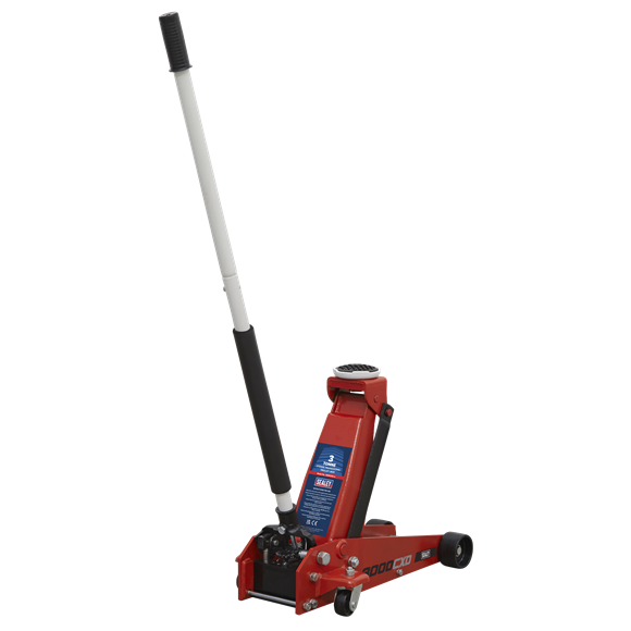 Sealey Trolley Jack 3 Tonne Standard Chassis 3000CXD Sealey - Dynamic Drive