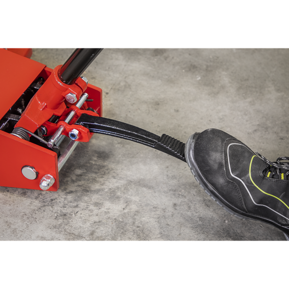 Sealey Trolley Jack 3 Tonne Long Reach High Lift 3000HLC Sealey - Dynamic Drive