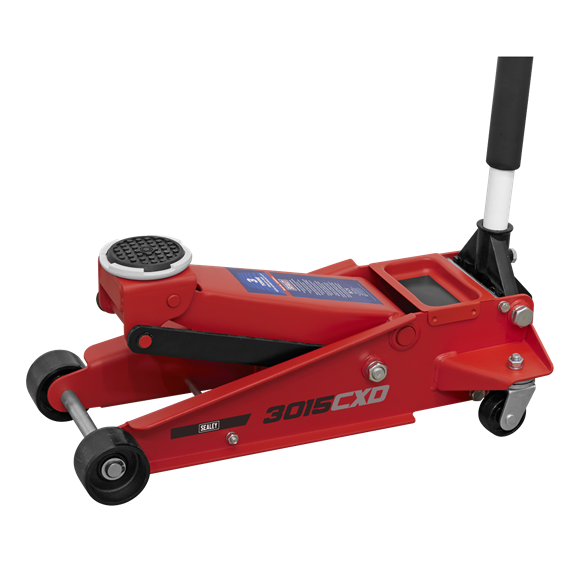 Sealey Trolley Jack 3 Tonne Super Rocket Lift 3015CXD Sealey - Dynamic Drive
