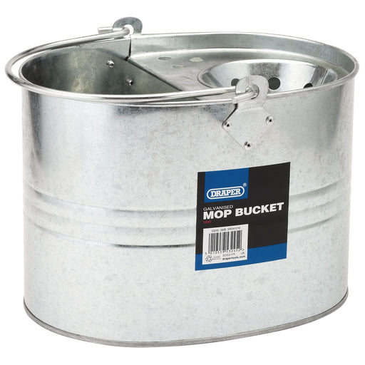 Draper Galvanised Mop Bucket, 9L 53245 Draper - Dynamic Drive