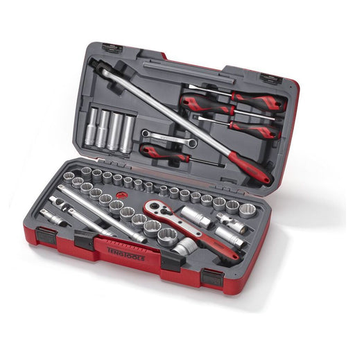 Teng Tools MECCA PRO 1/2" Socket & Tool Set mm/AF 44 Pieces Teng Tools - Dynamic Drive