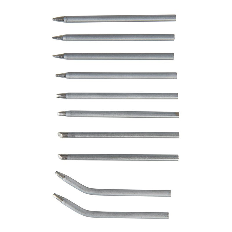 Silverline Soldering Iron Tips Set 10pce 15 & 25W Silverline - Dynamic Drive