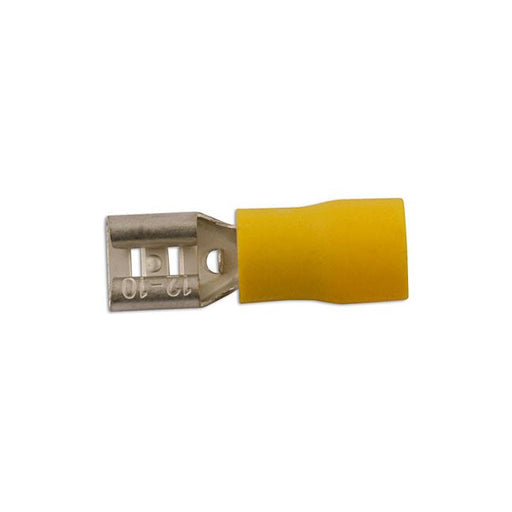 Connect Yellow Female Fully Ins. Push-On 6.3mm 100pc 30212 Connect - Dynamic Drive
