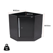 Draper BUNKER Modular Corner Floor Cabinet, 865mm 33199 Draper - Dynamic Drive