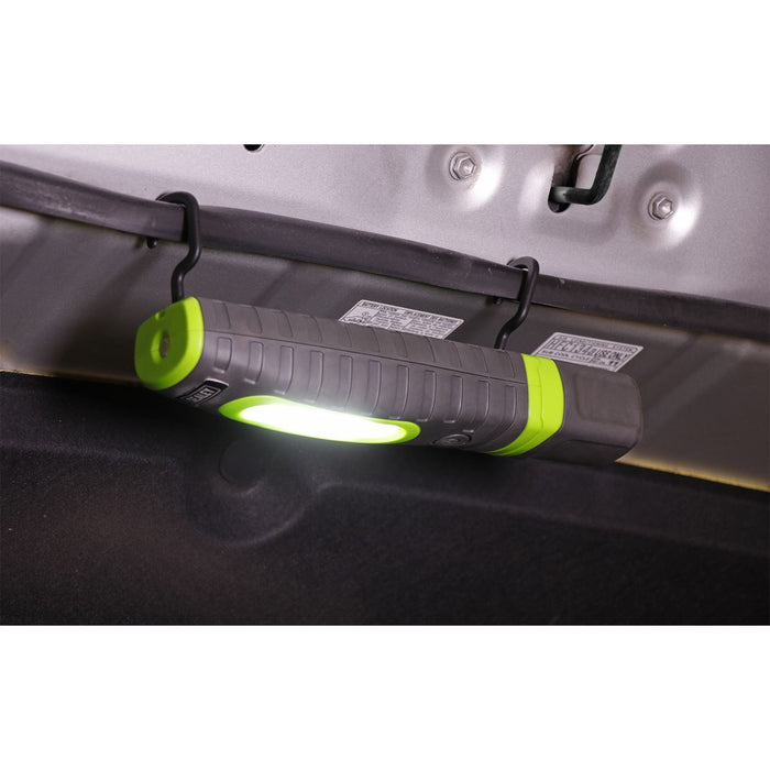 Sealey R/Charge 360 Insp Lamp 24 SMD LED + 3W LED Green 2 x Li-ion LED3606G Sealey  - Dynamic Drive