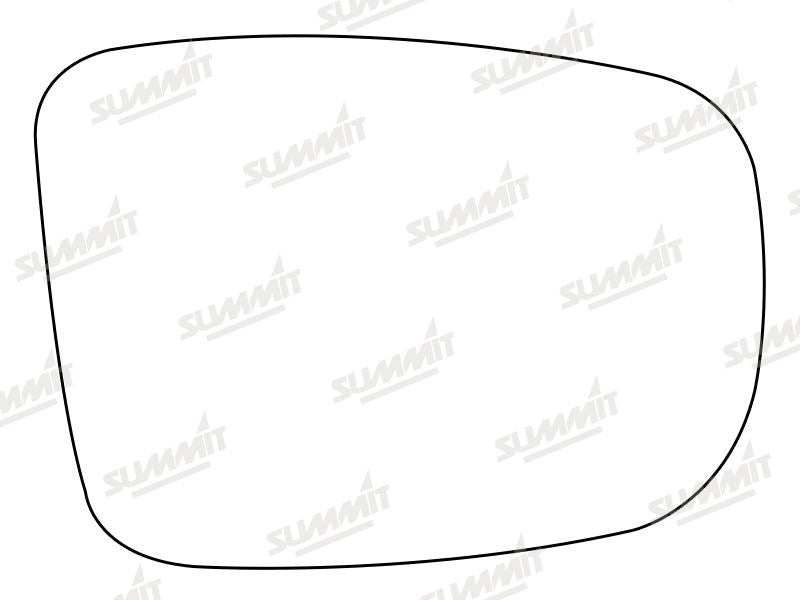 Summit Non-Heated Base Plate With Standard Mirror Glass fits Hyundai i10 07 on i20 09 on RHS Summit - Dynamic Drive