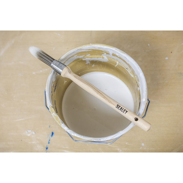 Sealey Round Sash Brush 15mm SPBS15R Sealey - Dynamic Drive