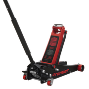 Sealey Trolley Jack 3 Tonne Rocket Lift Red 3040AR Sealey - Dynamic Drive