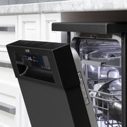 Baridi Slimline Freestanding Dishwasher 45cm Wide 10 Place Settings - Black Baridi - Dynamic Drive