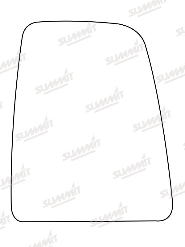 Summit Stick-On Commercial Mirror Glass fits Ford Transit 2014 on RHS Summit - Dynamic Drive
