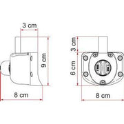 Fiamma Safe Door Guardian Ducato After 09/2009 05388-07- Fiamma - Dynamic Drive