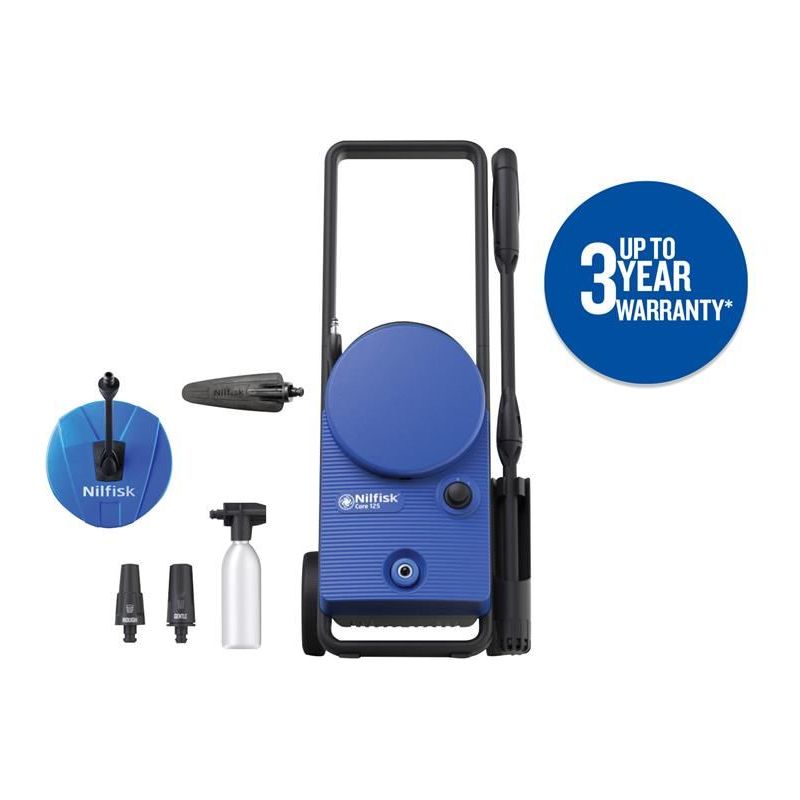 Nilfisk CORE 125 Home & Garden Pressure Washer 125 bar 240V Nilfisk - Dynamic Drive