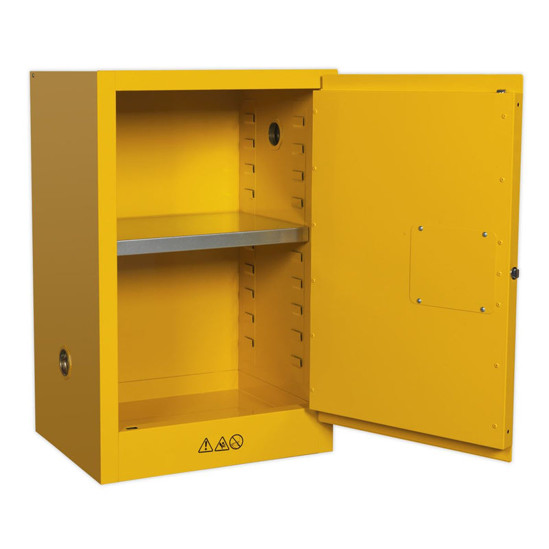 Sealey Flammables Storage Cabinet 585 x 455 x 890mm FSC07 Sealey - Dynamic Drive