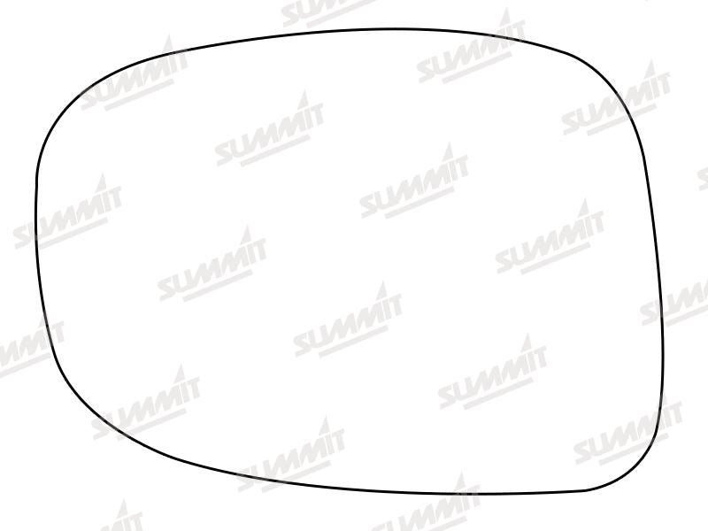 Summit Stick-On Aspheric Mirror Glass fits Lexus IS 220 05 on LHS Summit - Dynamic Drive