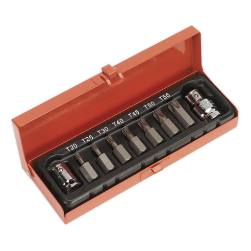 Sealey TRX-Star Bit & Holder Set 9pc AK6210 Sealey  - Dynamic Drive