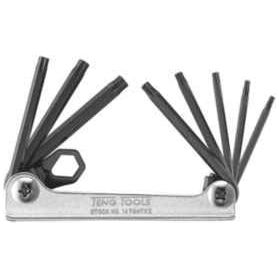 Teng Tools Folding TX Key Set CR-MO 8 Pieces Teng Tools - Dynamic Drive