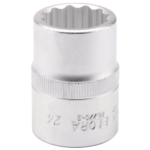 Draper Elora Bi-Hexagon Socket, 3/4" Sq. Dr., 24mm 00723 Draper - Dynamic Drive