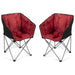 2x Kampa Dometic Tub Lightweight Folding Camping Chair Ember Red Kampa  - Dynamic Drive