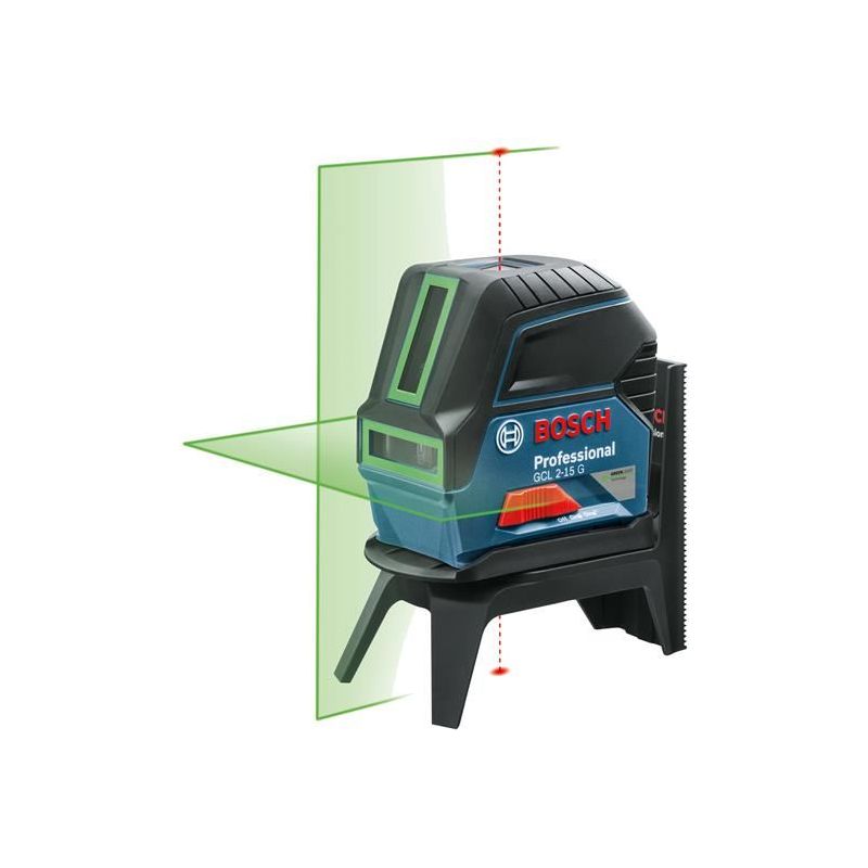 Bosch GCL 215-G Professional Self-Levelling Cross Line Laser Green Bosch - Dynamic Drive